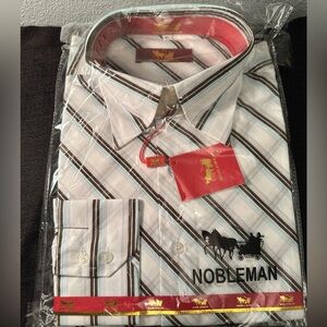 Vintage New In Package Nobleman Men’s Dress Shirt Size XL